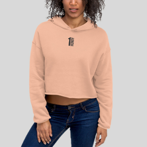 1 Hundy Crop Hoodie