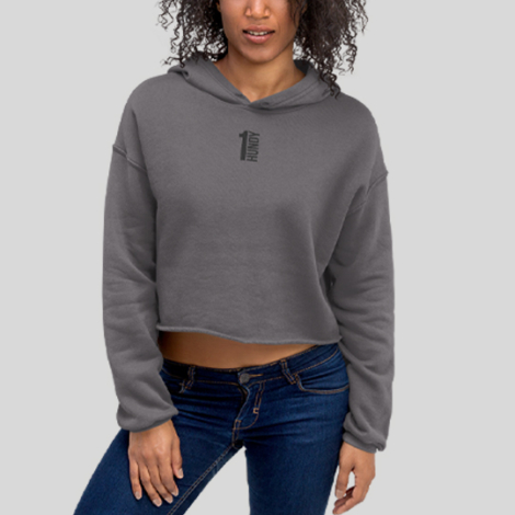 1 Hundy Crop Hoodie