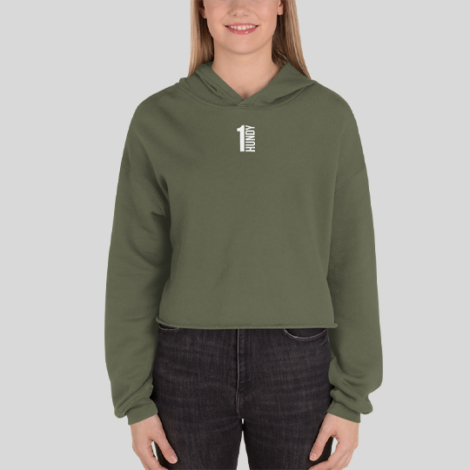 1 Hundy Crop Hoodie